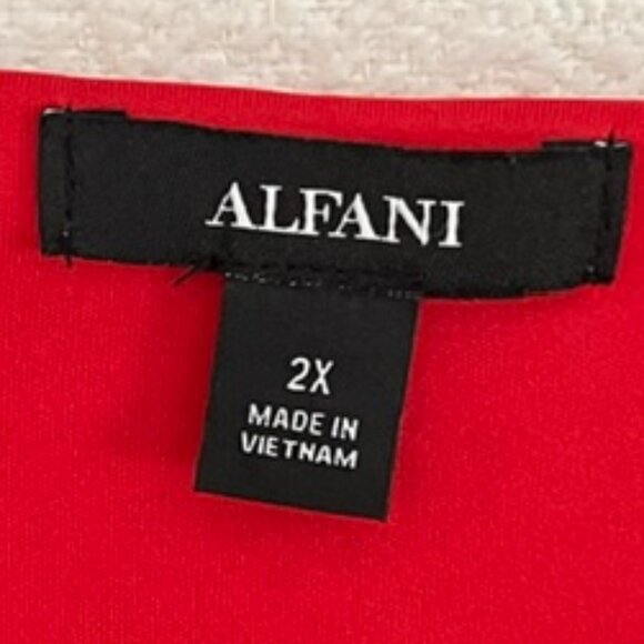 Alfani Womens Short Sleeve Top Plus Size 2X - Picture 2 of 6